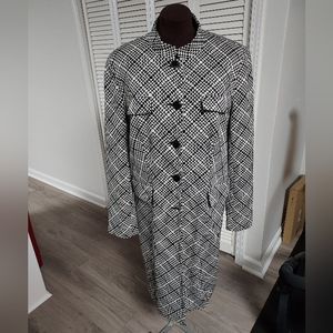 Long knit jacket sz 18